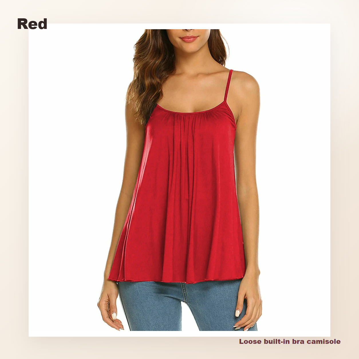 Plus Size Camisoles Women with Built In Bra Tank Top 8/10/12 Pack