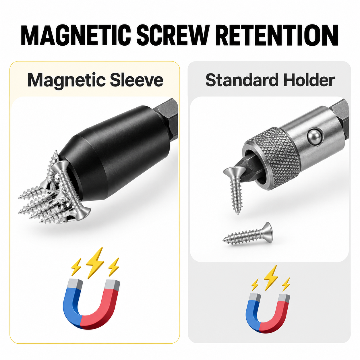 2-Pack Magnetic Screw Rings for 1/4-in Hex Bits