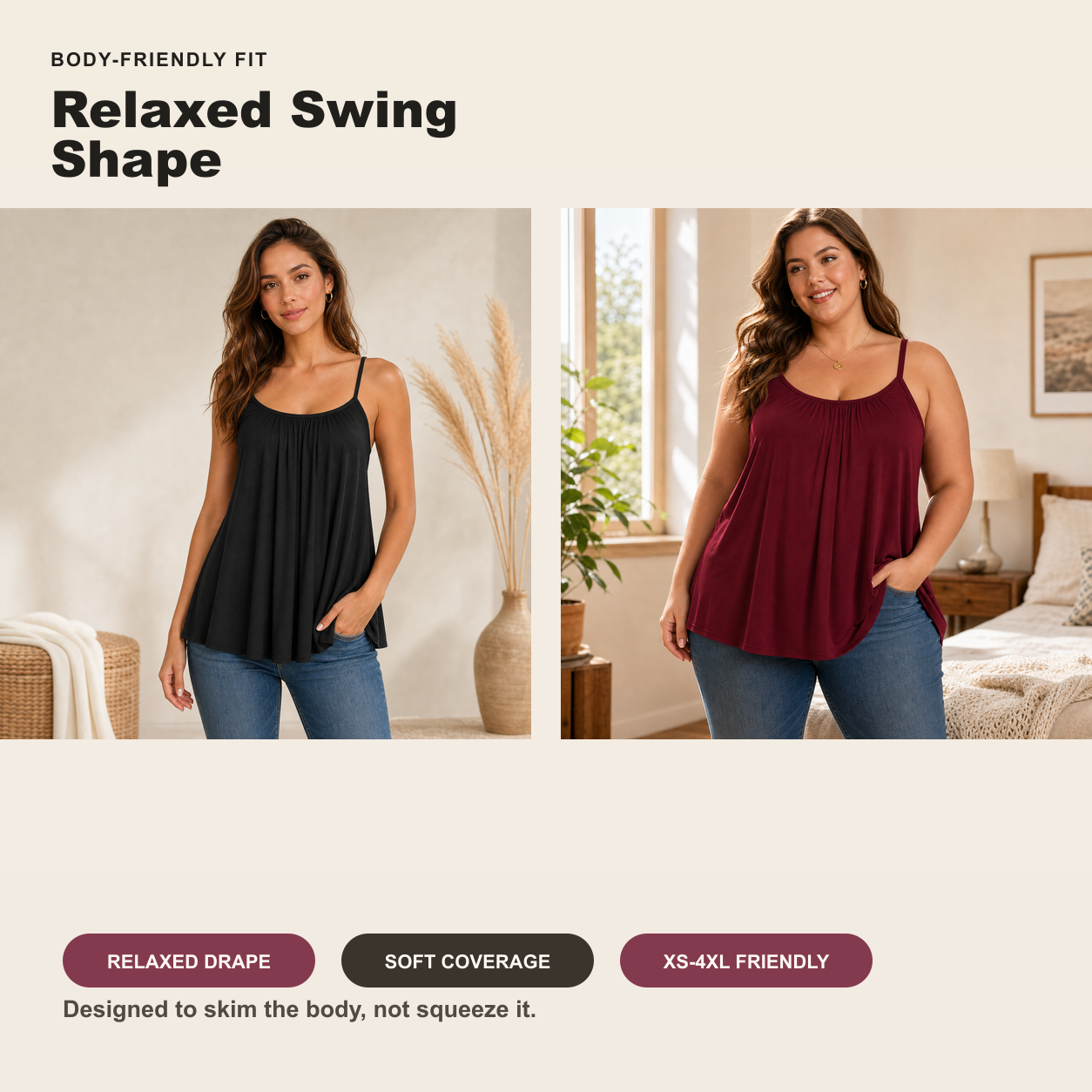 Body-Friendly Relaxed Fit