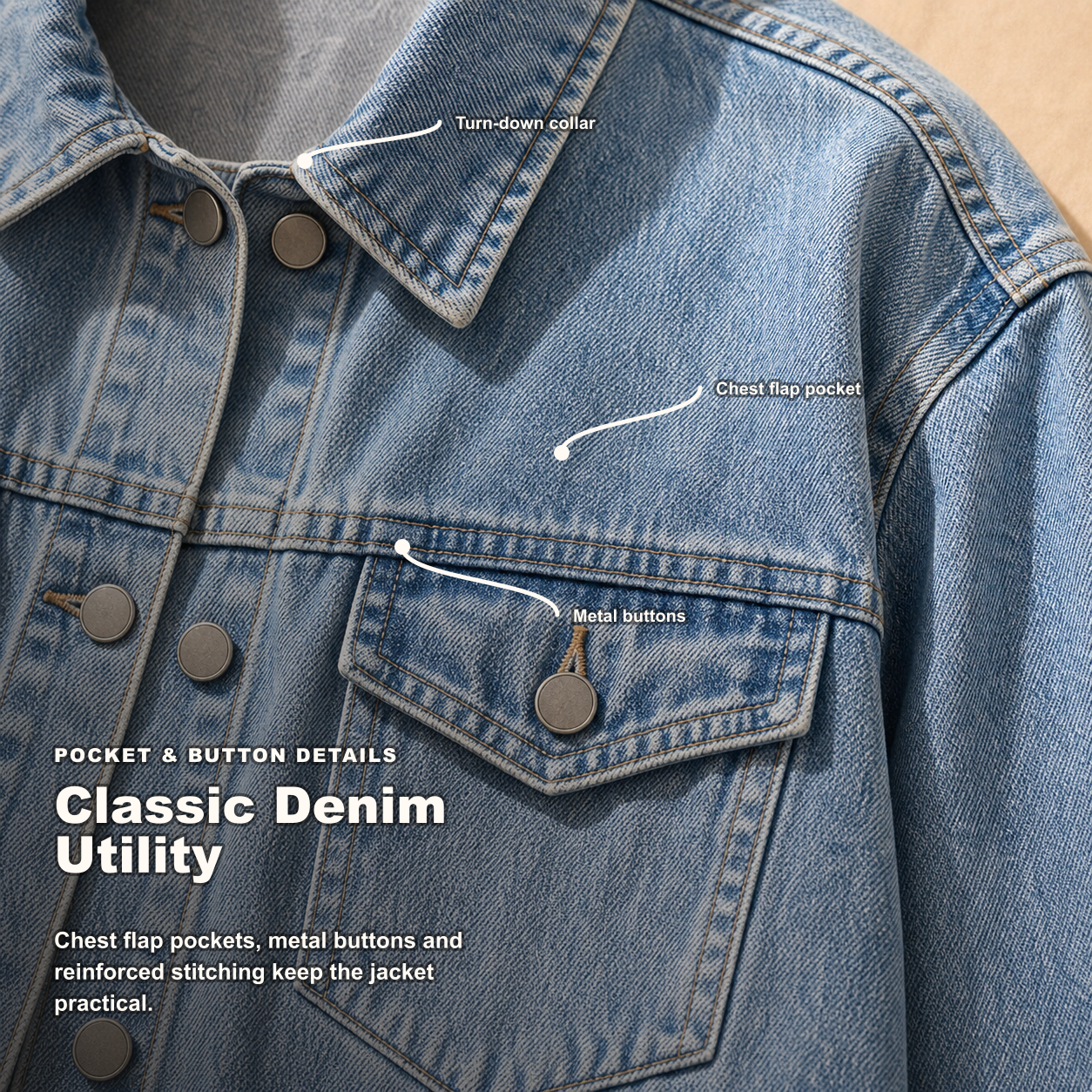 Pocket & Button Details