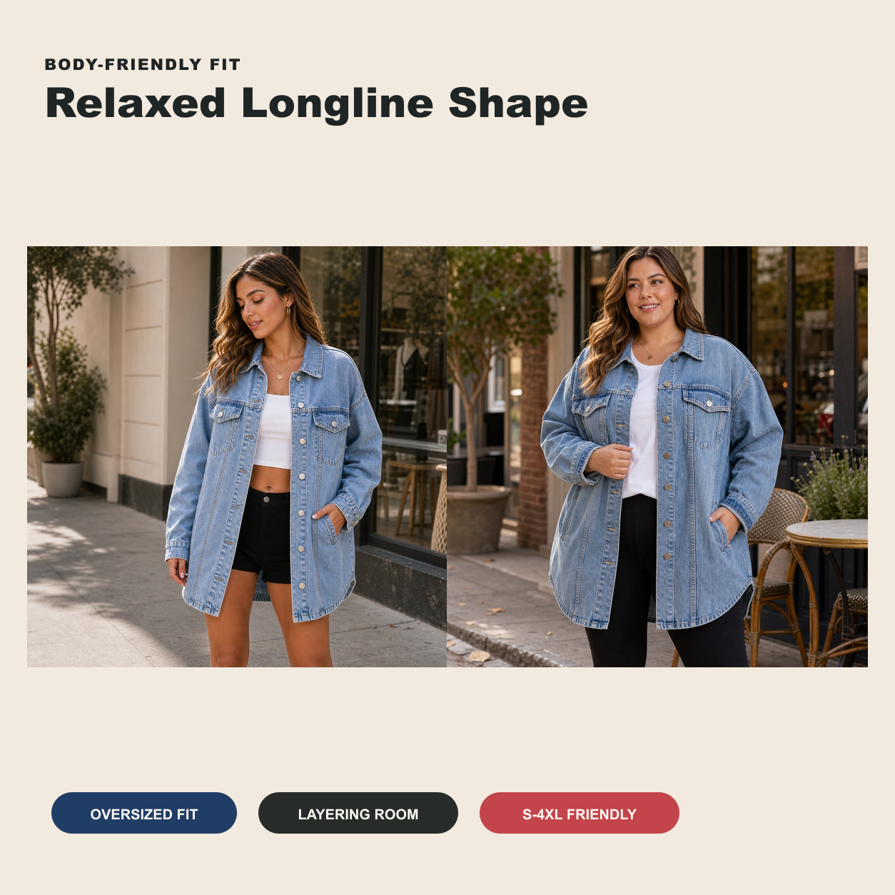 Body-Friendly Relaxed Fit