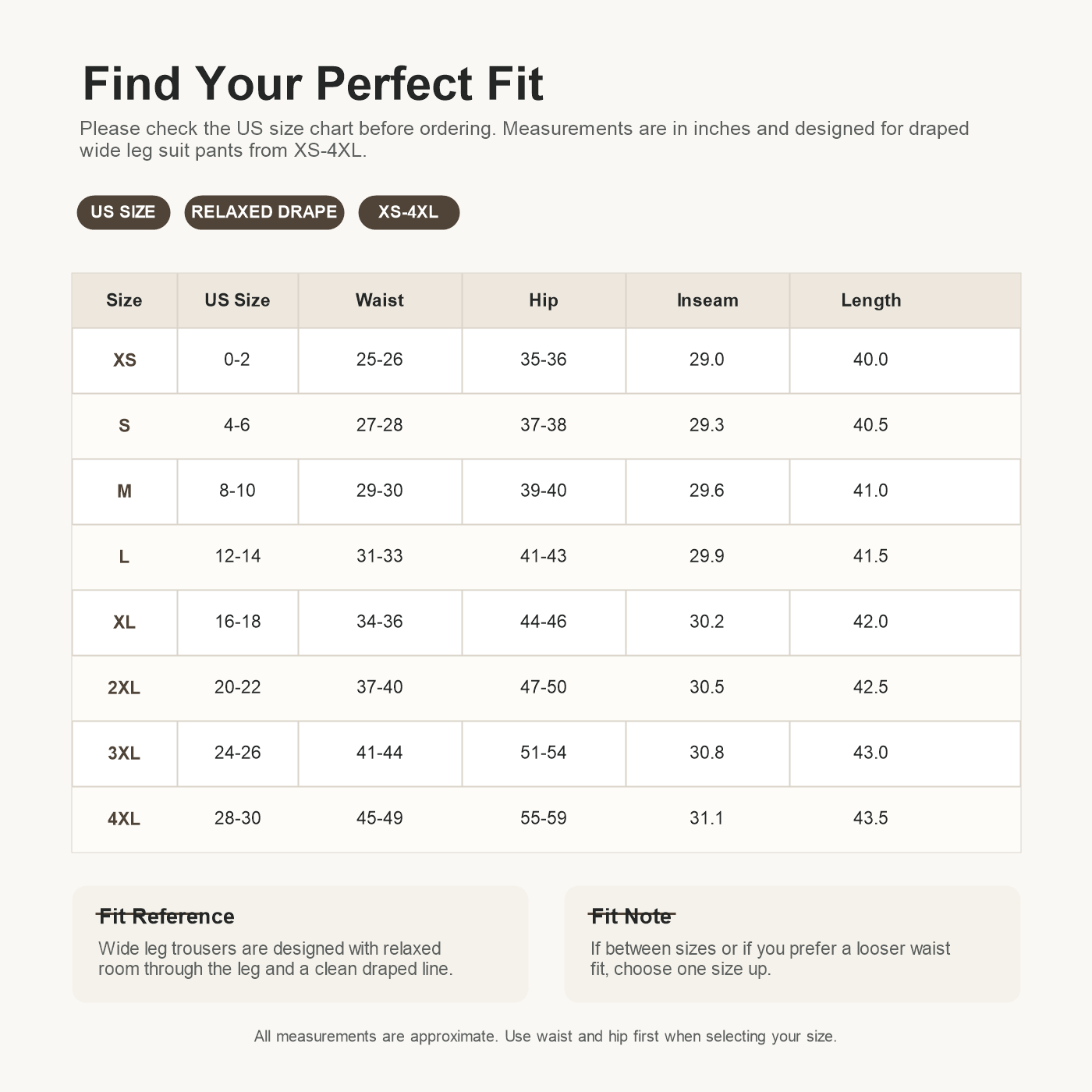 Find Your US Size