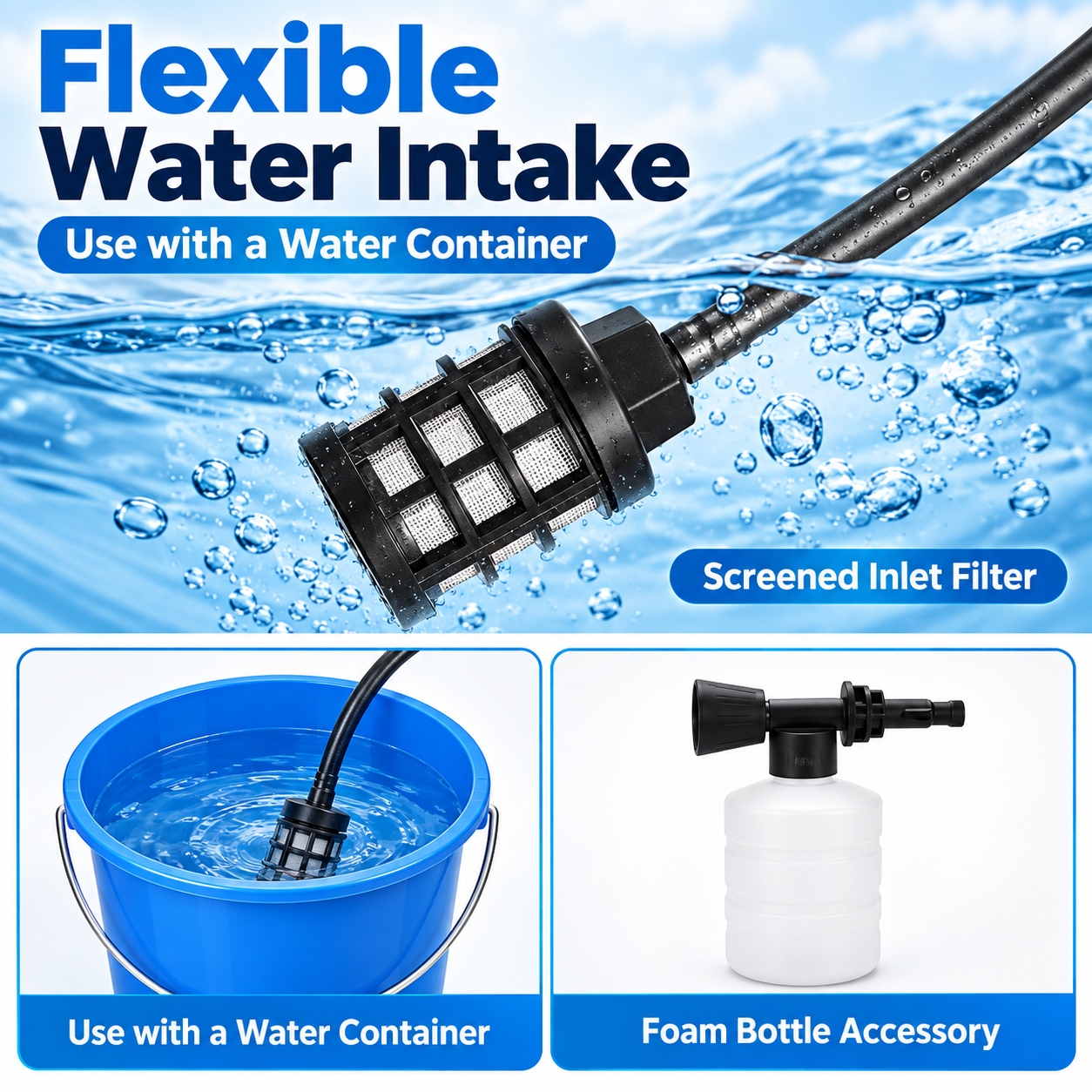 Cordless Portable Pressure Washer Kit