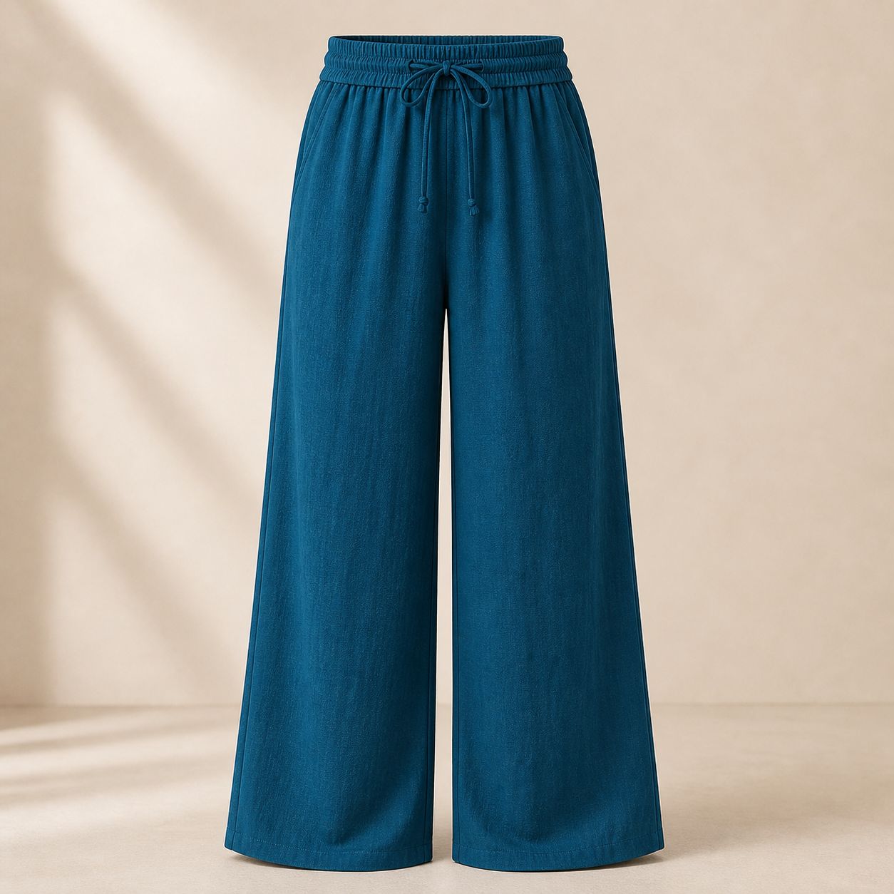 Women's High Waisted Drawstring Pocket Wide Leg Pants 8/10/12 Pack