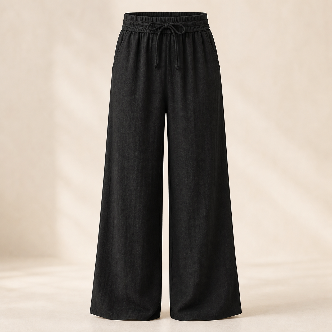 Women's High Waisted Drawstring Pocket Wide Leg Pants 8/10/12 Pack