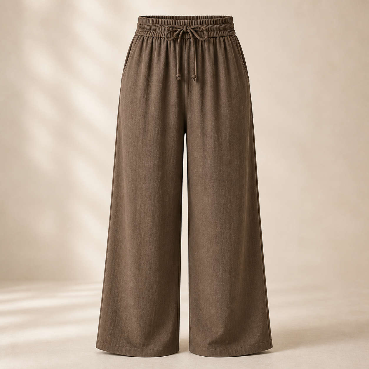 Women's High Waisted Drawstring Pocket Wide Leg Pants 8/10/12 Pack