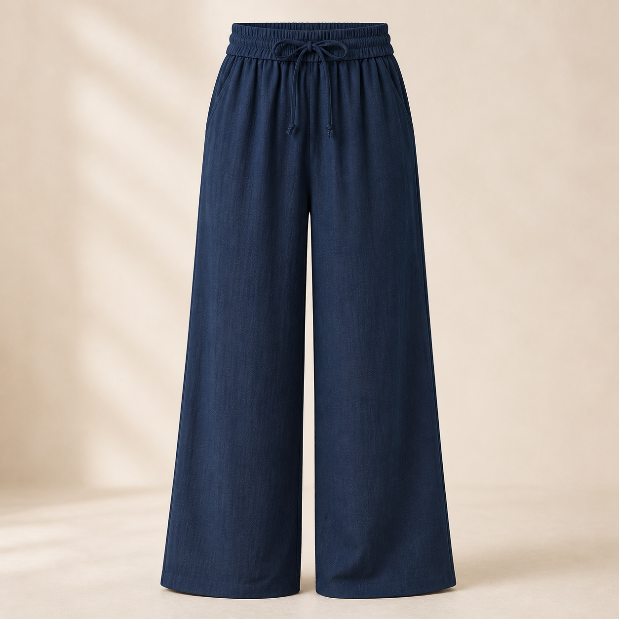 Women's High Waisted Drawstring Pocket Wide Leg Pants 8/10/12 Pack