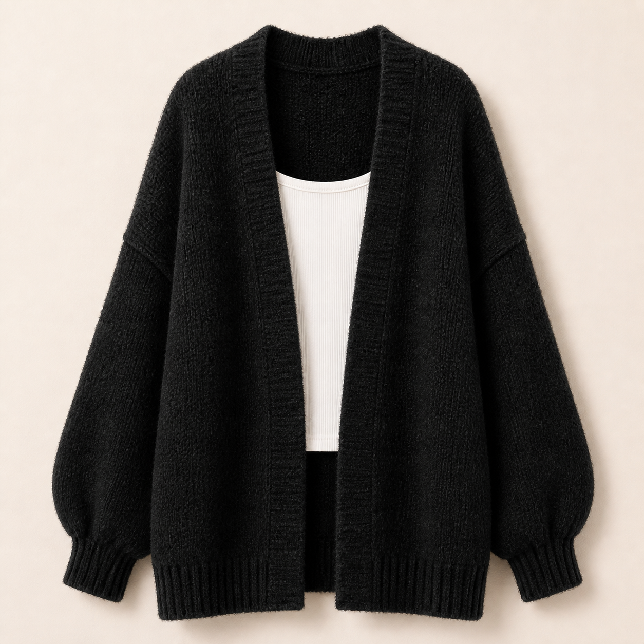 Women's Oversized Open Front Cardigan Sweater 8/10/12 Pack