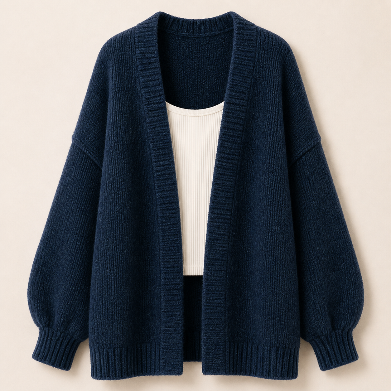 Women's Oversized Open Front Cardigan Sweater 8/10/12 Pack