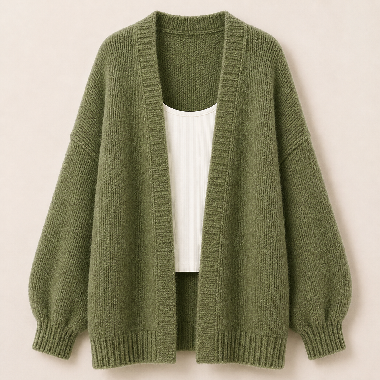 Women's Oversized Open Front Cardigan Sweater 8/10/12 Pack