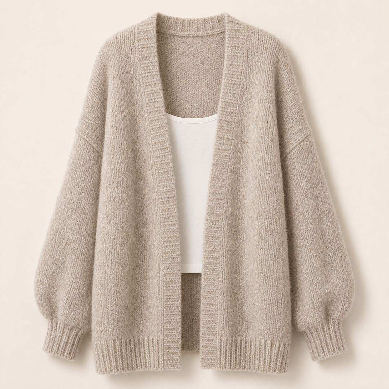 Women's Oversized Open Front Cardigan Sweater 8/10/12 Pack