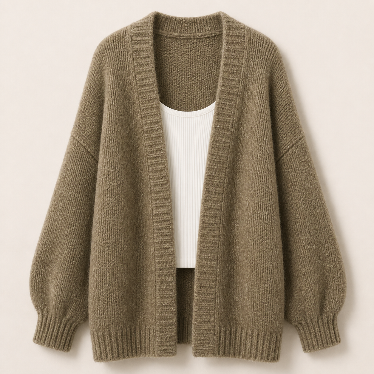 Women's Oversized Open Front Cardigan Sweater 8/10/12 Pack