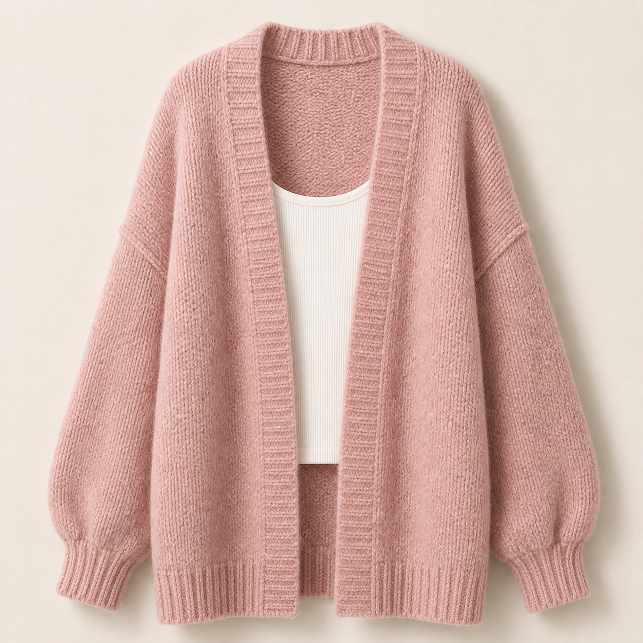 Women's Oversized Open Front Cardigan Sweater 8/10/12 Pack