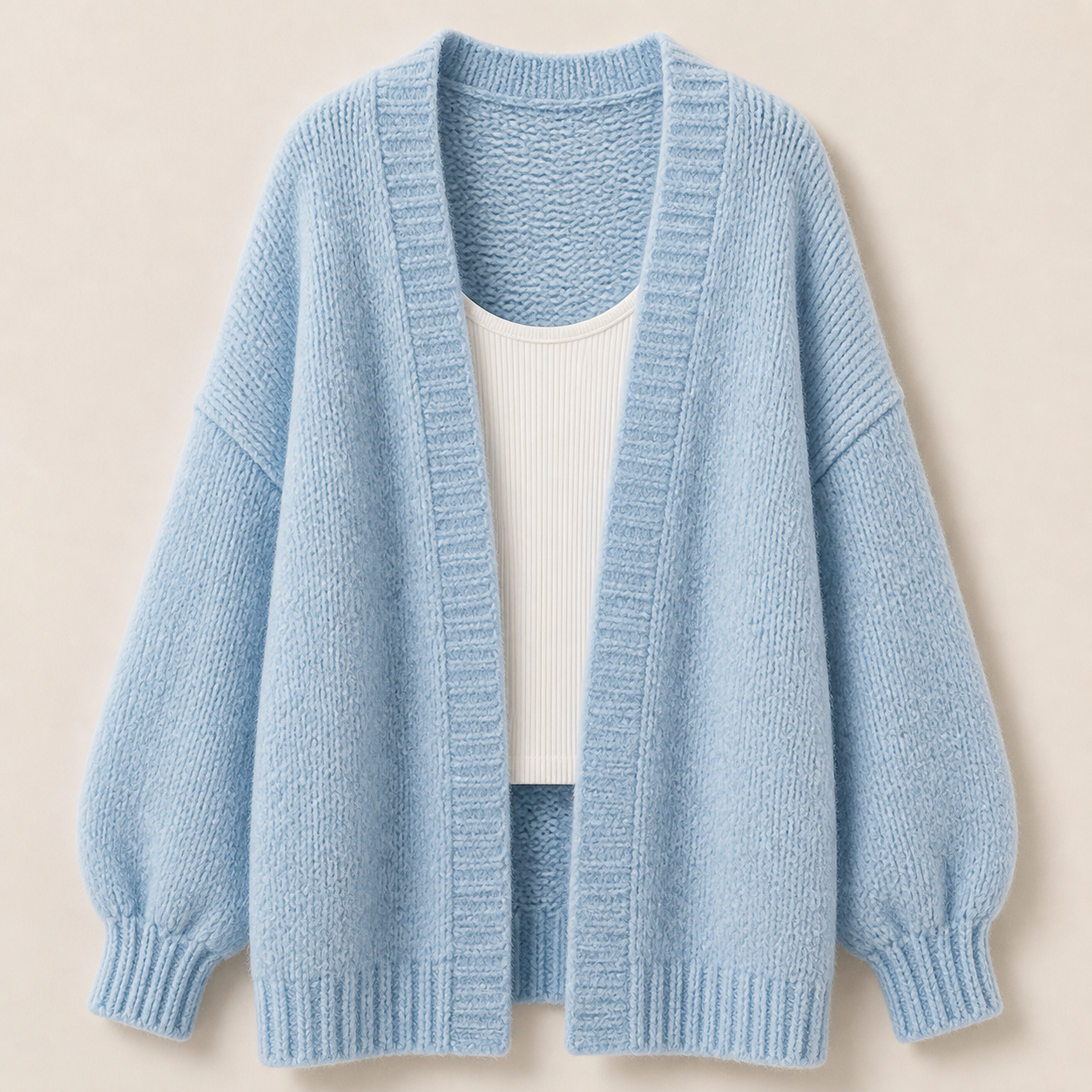 Women's Oversized Open Front Cardigan Sweater 8/10/12 Pack