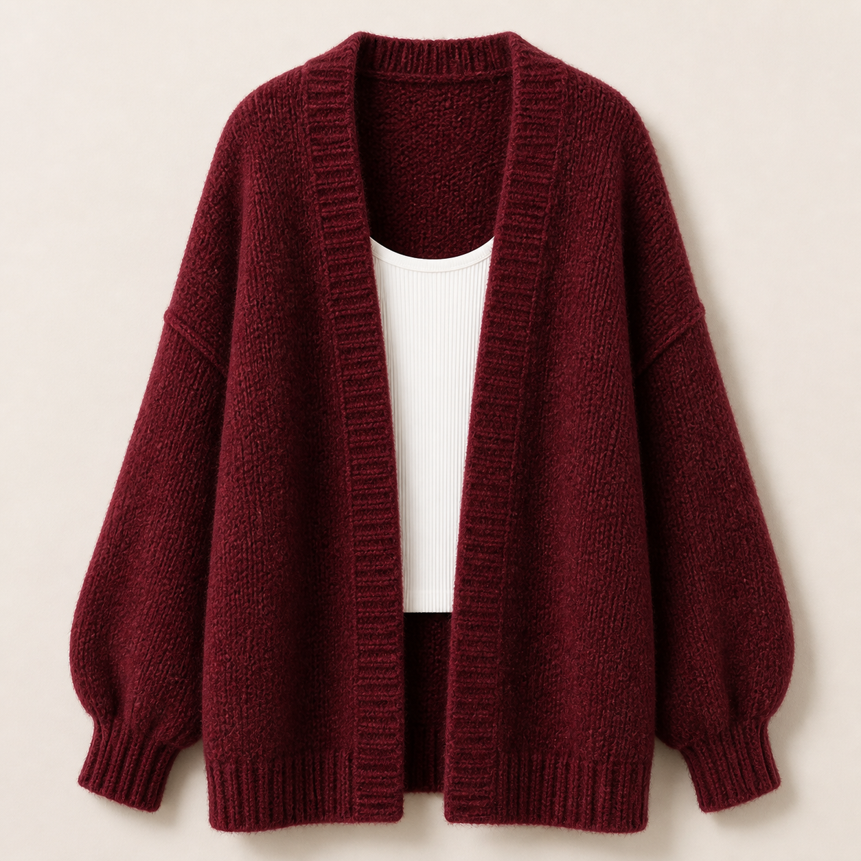 Women's Oversized Open Front Cardigan Sweater 8/10/12 Pack