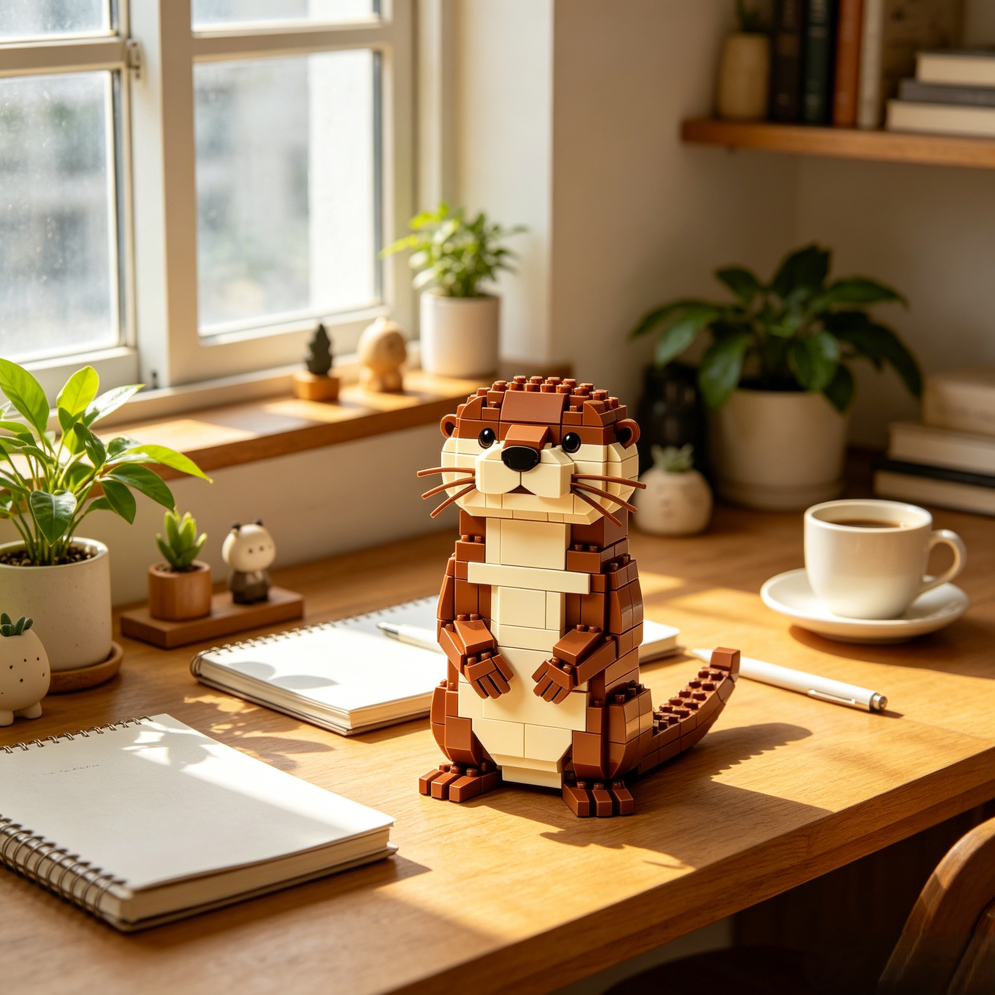 Cute Otter Building Block Set