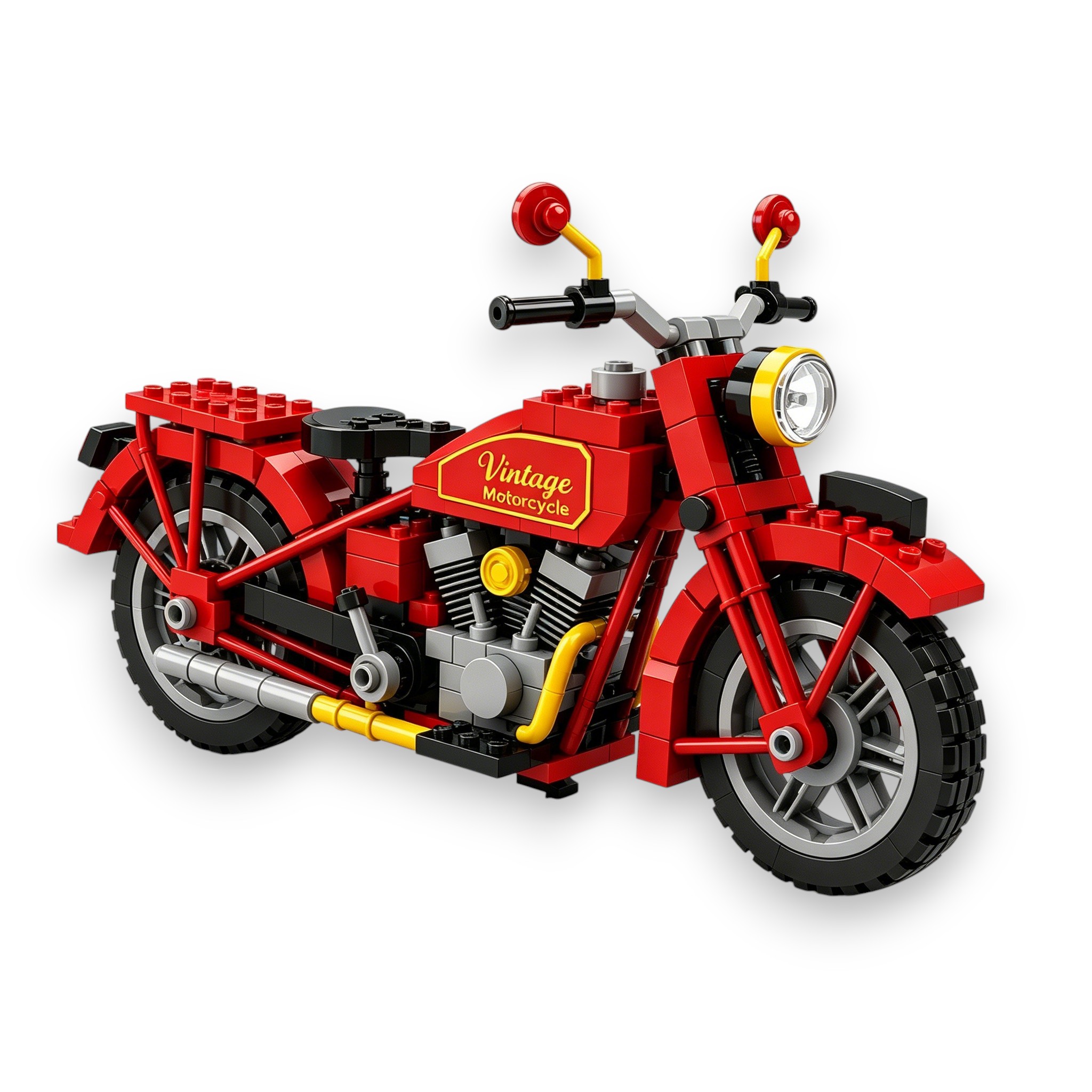 🏍️ 125th Anniversary Classic American Motorcycle Building Blocks Set