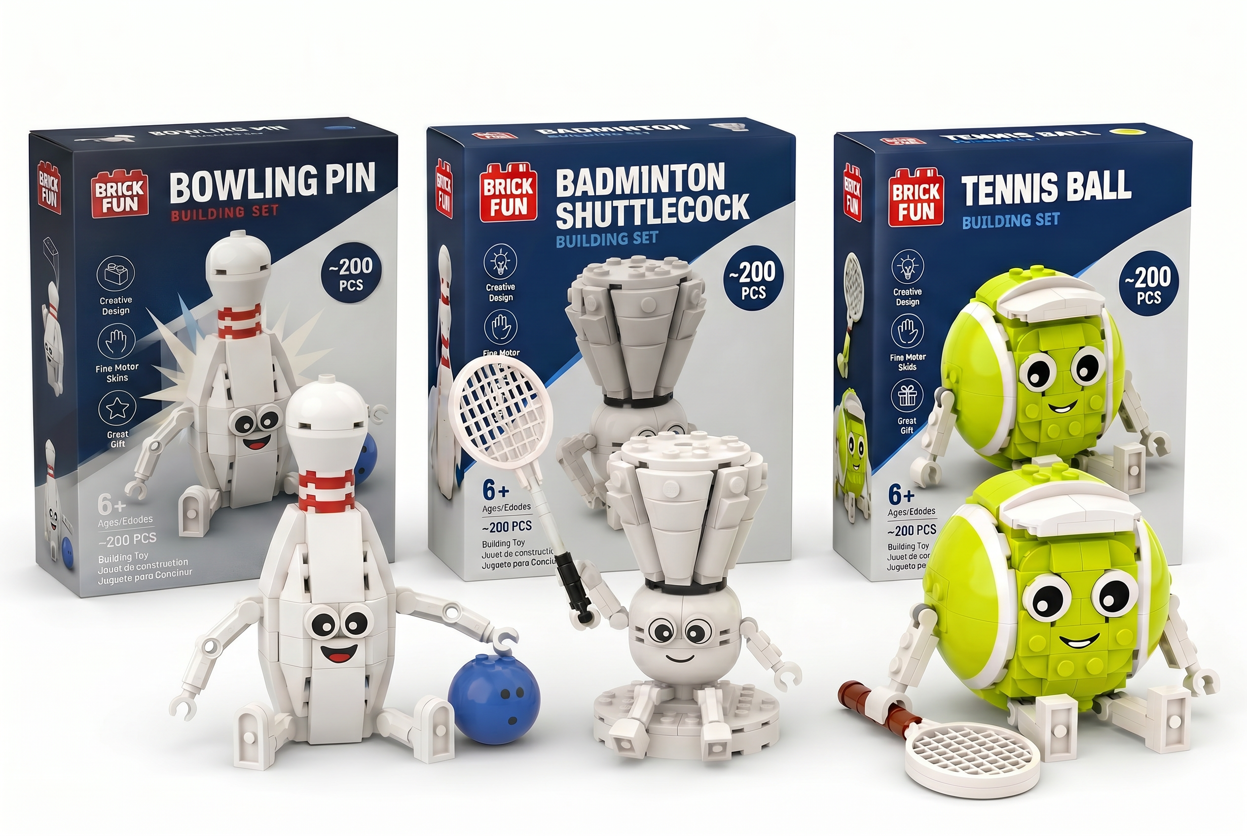 Sports Buddies Collection – Building Block Series