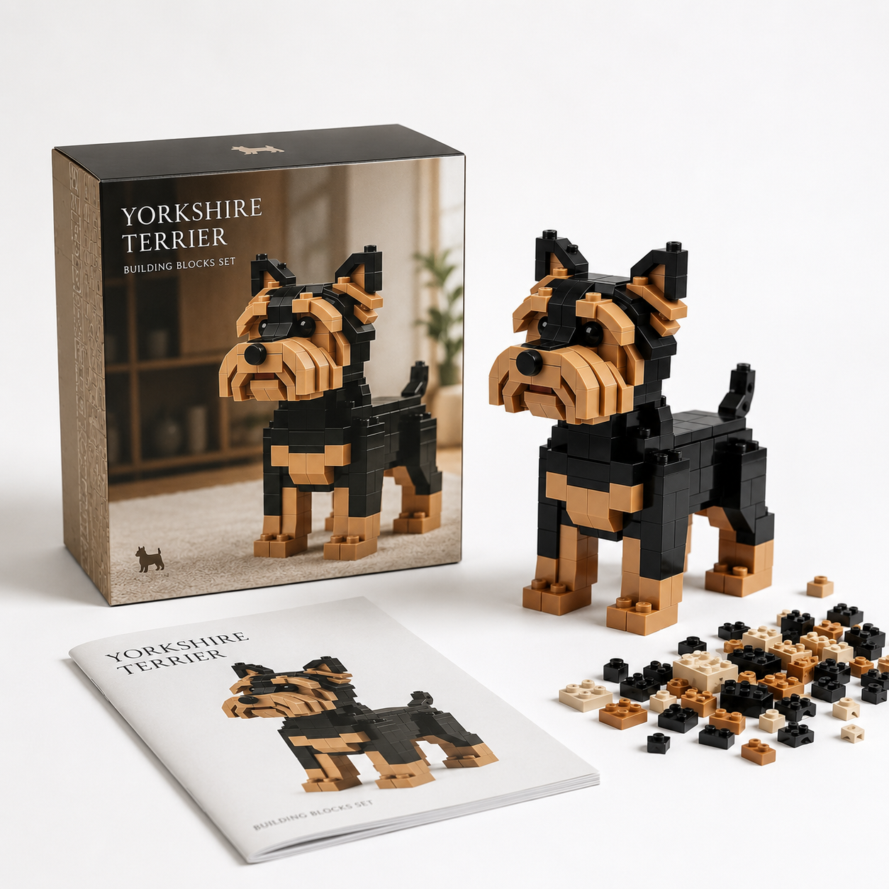 Brick Dogs—Yorkshire Terrier Brick Set