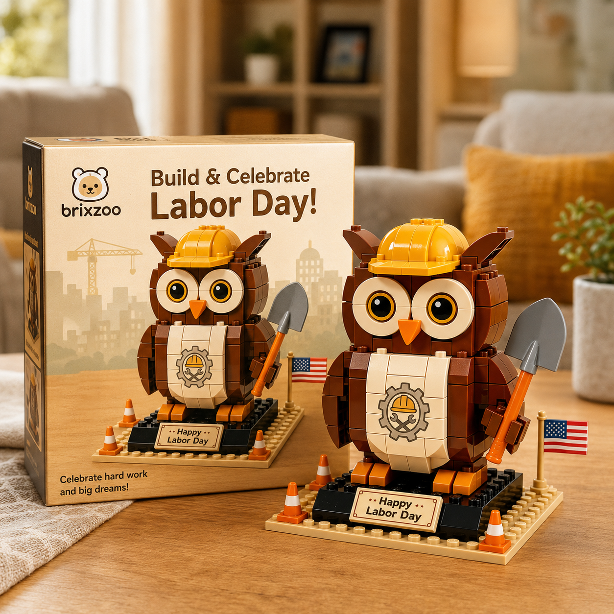 🦉🔨 Build & Celebrate Labor Day!