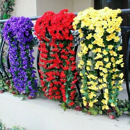 🔥LAST DAY $9.99 - 💐Vivid Artificial Hanging Orchid Bunch