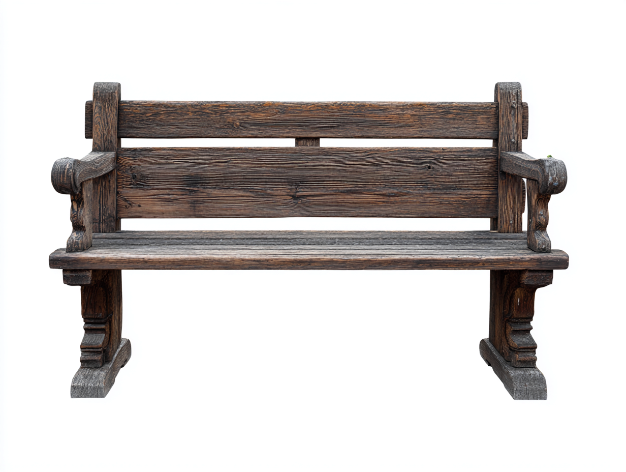 Bancos de jardín de madera 140x56x86 cm marrón - estilo rústico para exterior-Paroraliving