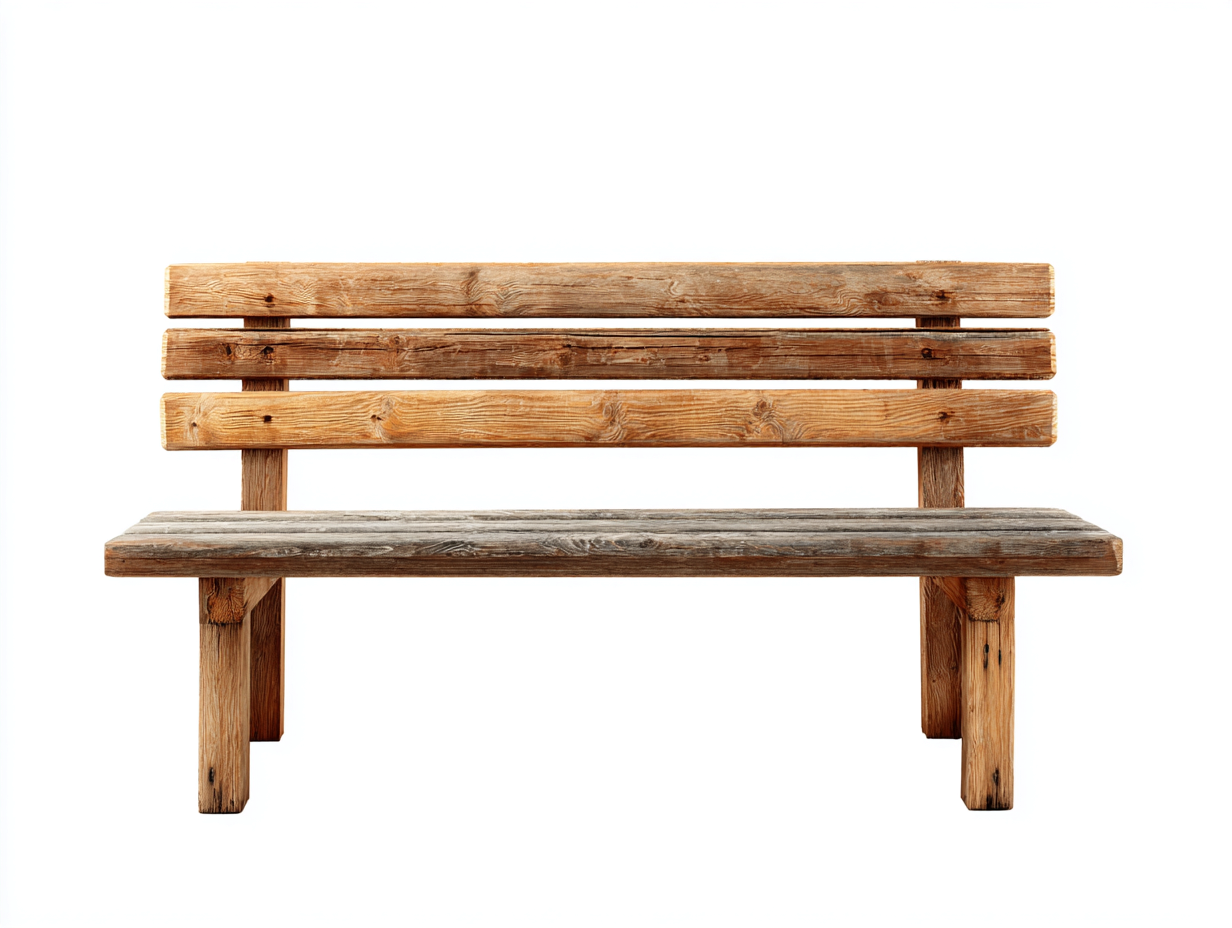 Bancos de jardín madera 170x60x85 cm marrón-gris diseño rústico-Paroraliving