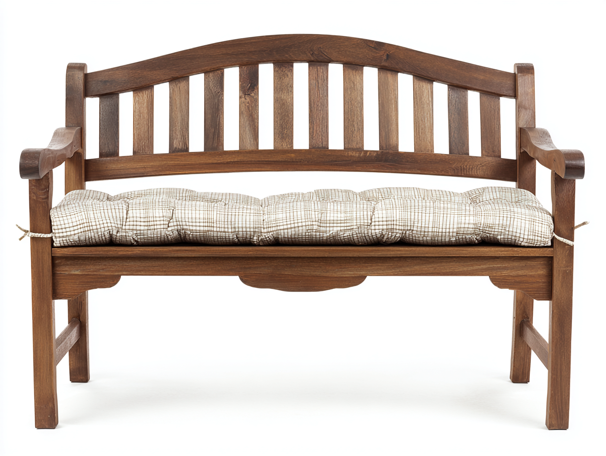 Bancos de jardín de madera 130x56x90 cm marrón y beige - diseño clásico para exterior-Paroraliving