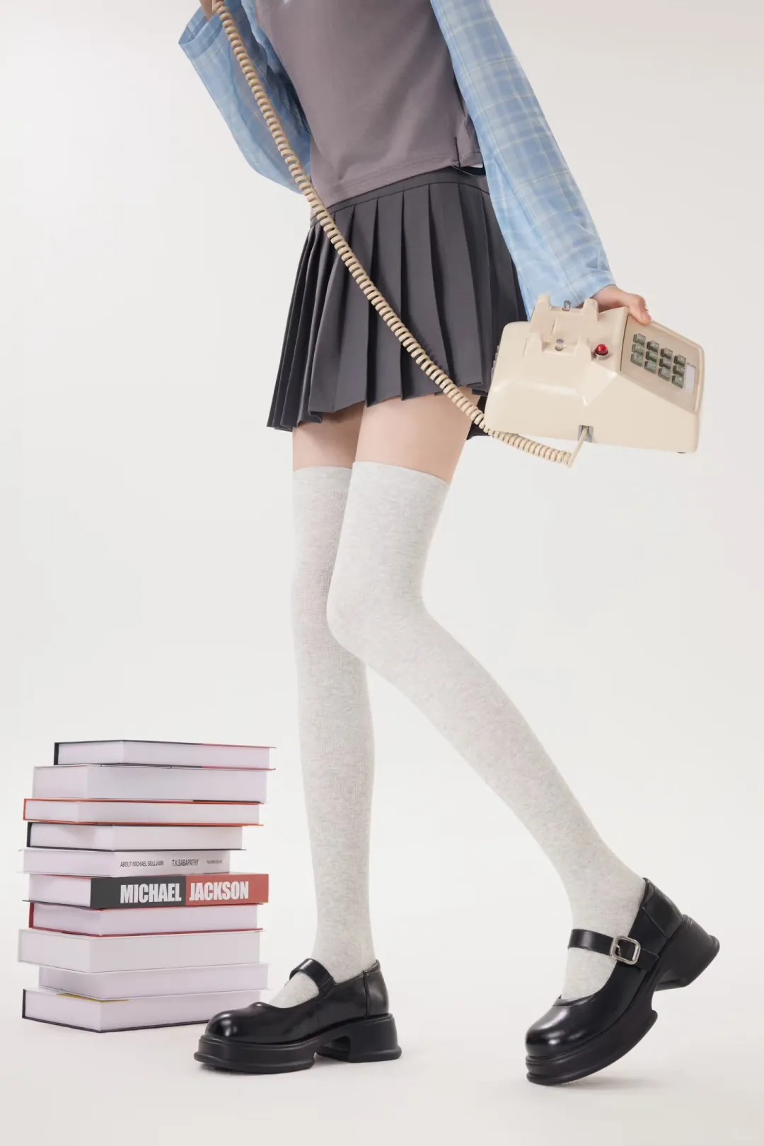 Black platform Mary Jane shoes