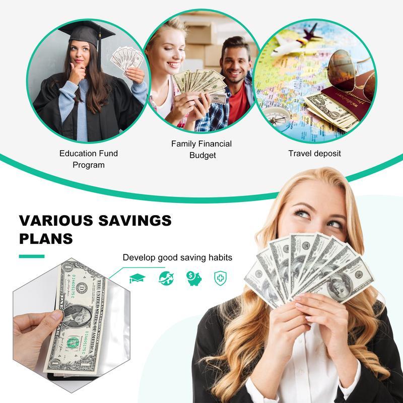 🔥LAST DAY 49% OFF🔥--💸100 Envelope Saving Challenged Binder