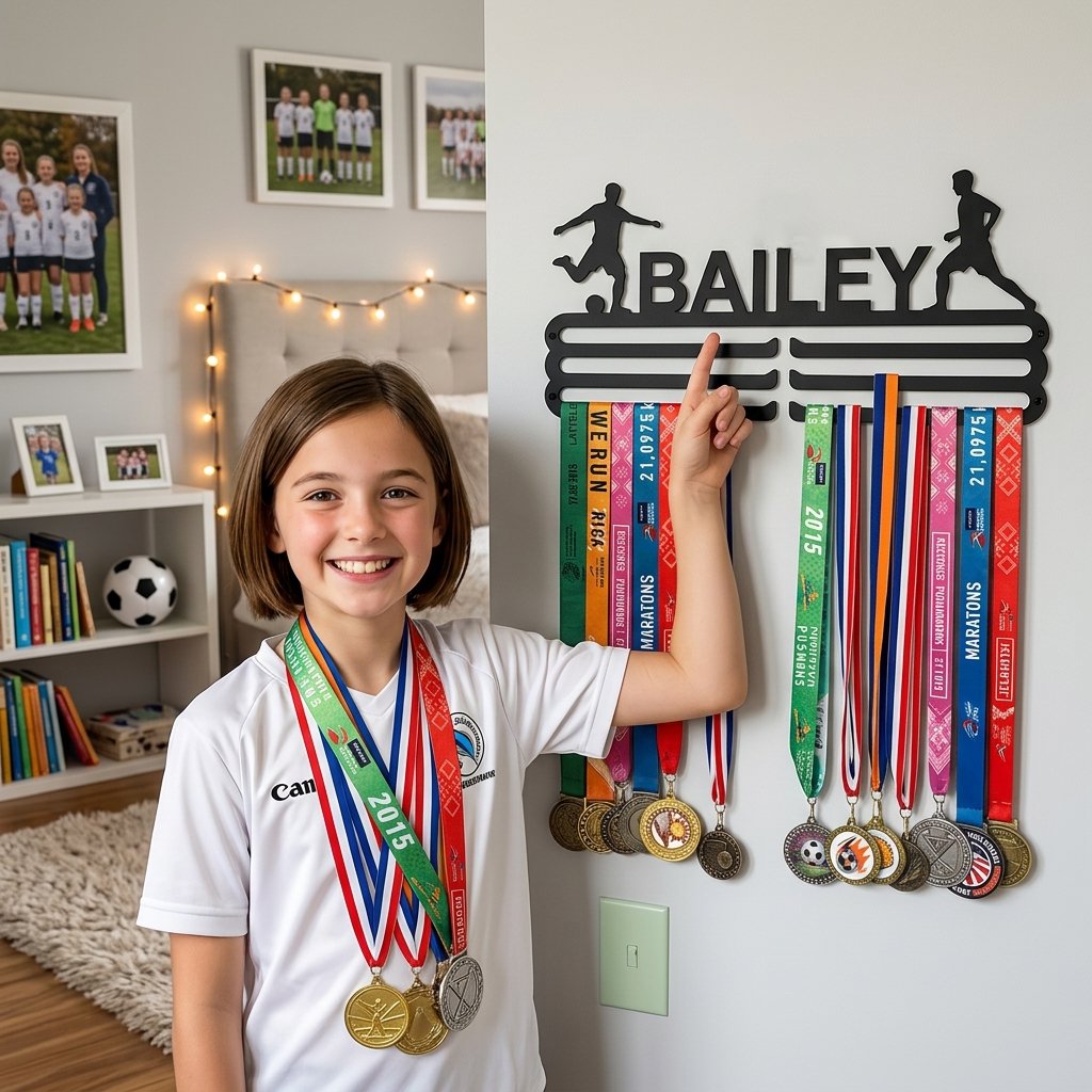 Personalized Sports Medal Hanger