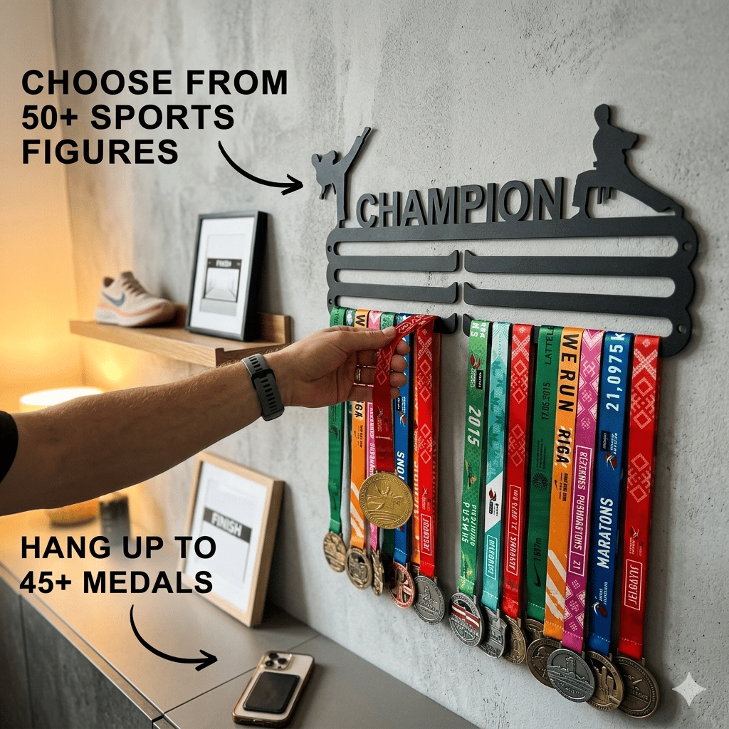 Personalized Sports Medal Hanger