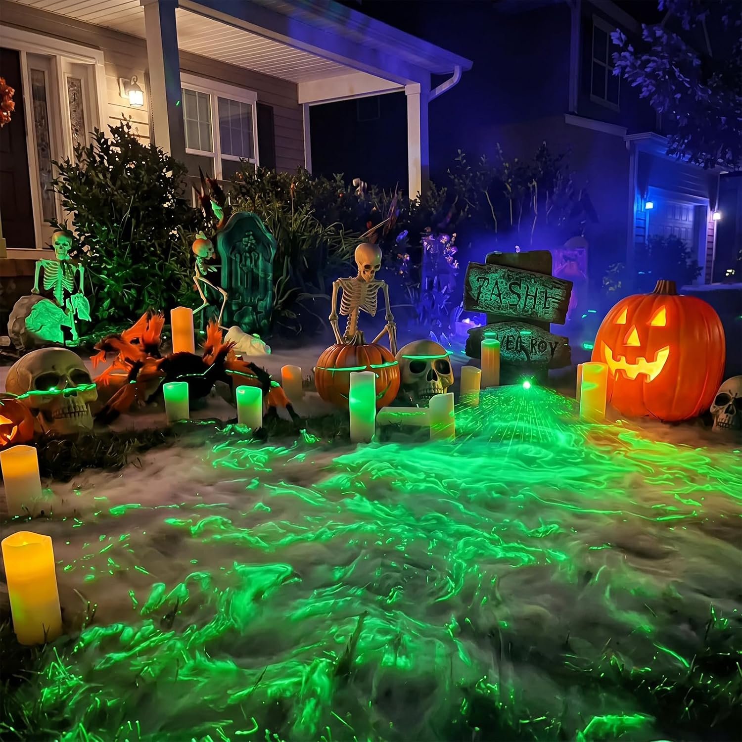 Green Swamp Module / Vertical Laser Projector for Halloween 🎃