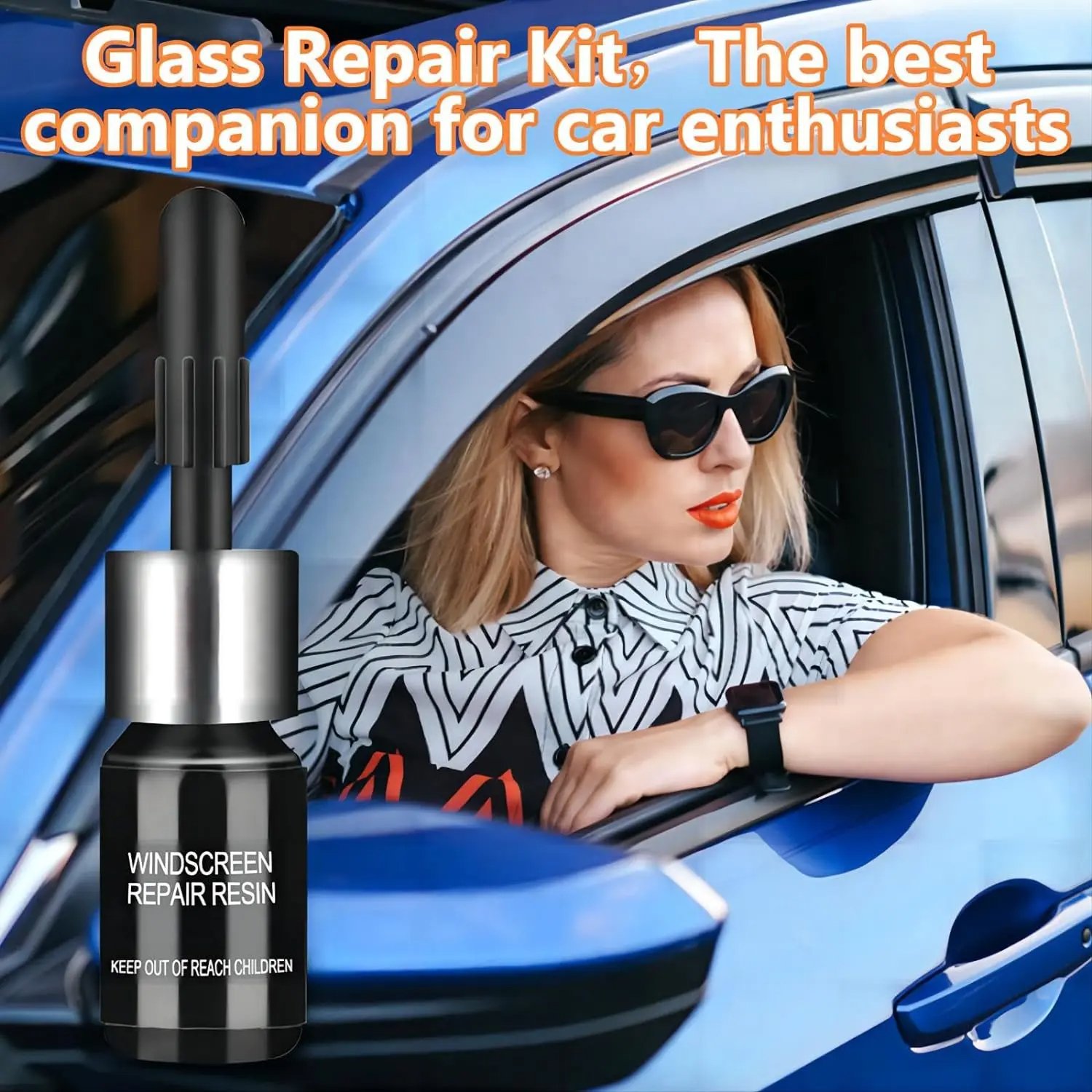 Nano Glass Crack Repair Liquid Quick Windshield Repair for Chips and Cracks