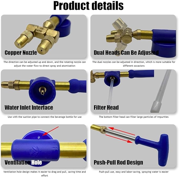 Dual Nozzle Bottle Sprayer — Turn Any Bottle Into a Powerful Sprayer in Seconds