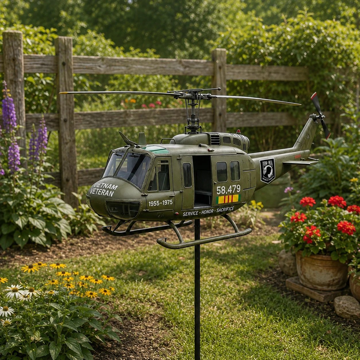 🎁Last Day Promo: 49% OFF 🎖️-Vietnam Veteran UH-1 Helicopter Wind Spinner- ✈️Buy 2 Free Shipping Today!
