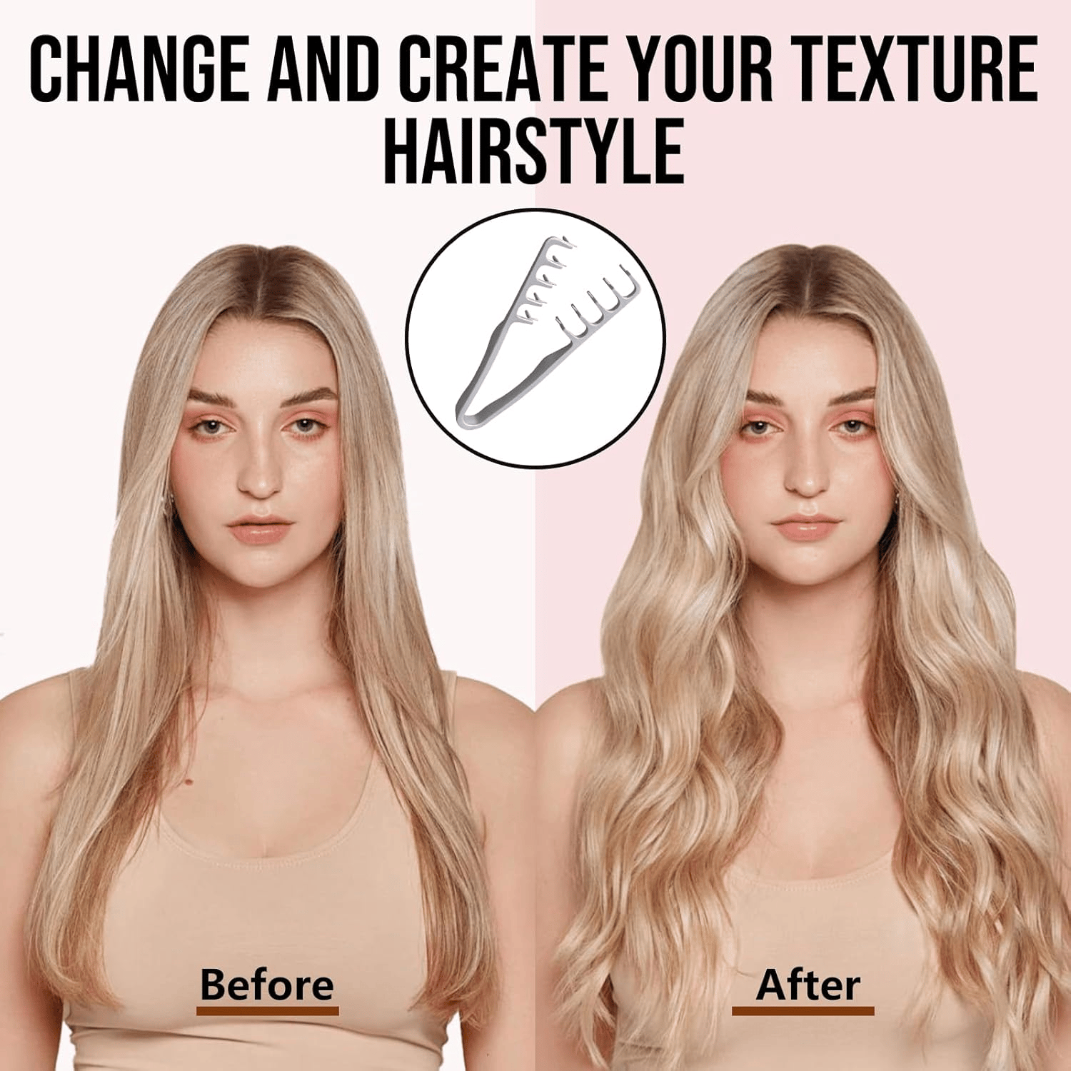 💇2026 Upgrade Volumizing Comb, Wide-Tooth Styling for Men & Women