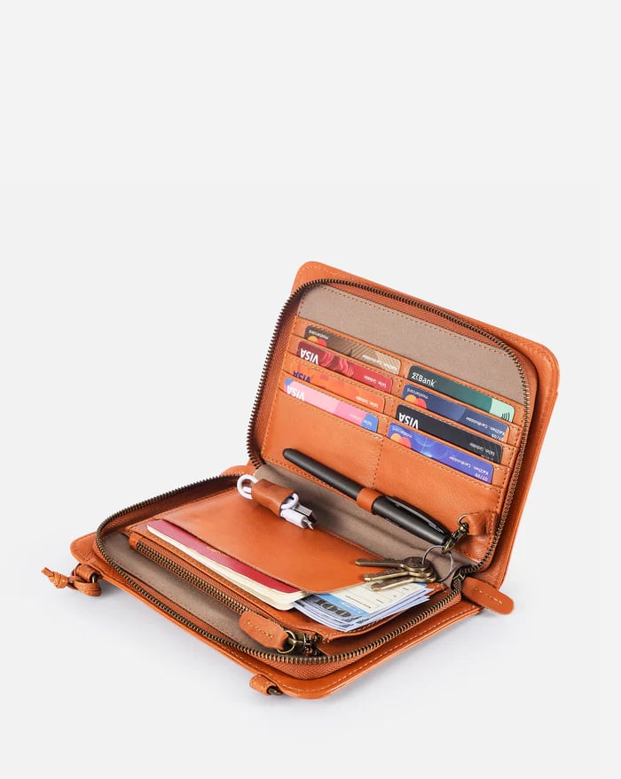 🔥LAST DAY 49% OFF - Bali Leather Crossbody Wallet /Handbag Purse