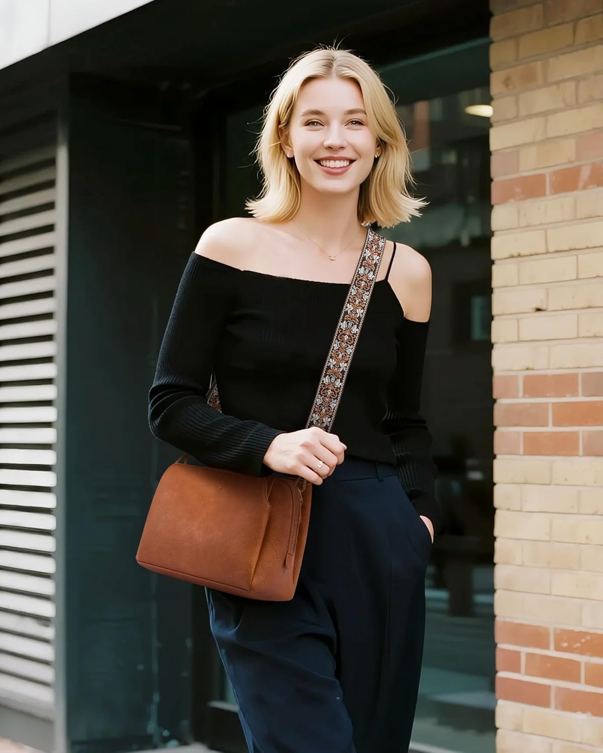 🔥LAST DAY 49% OFF- Crossbody Leather Bag With 2Pcs Adjustable Strap