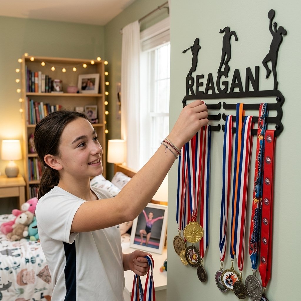 Personalized Sports Medal Hanger