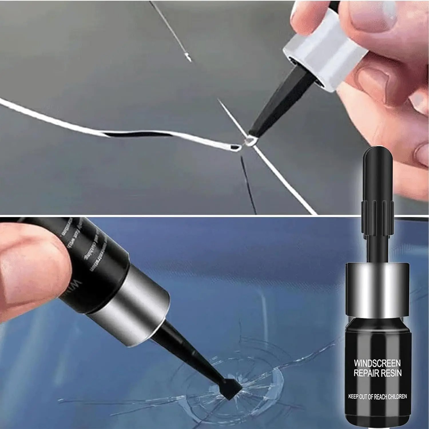 Nano Glass Crack Repair Liquid Quick Windshield Repair for Chips and Cracks
