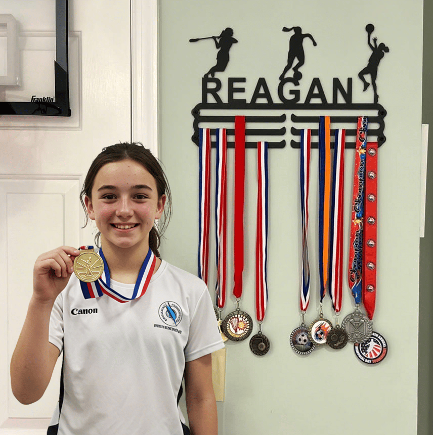 Personalized Sports Medal Hanger