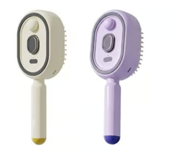 Electric Spray Air Cushion Massage Hair Comb – Anti-Tangle & Essential Oil Mist Brush