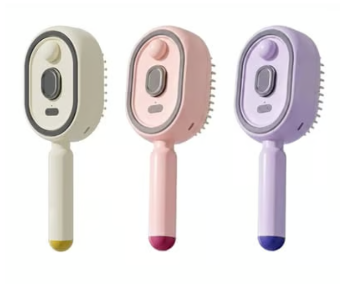 Electric Spray Air Cushion Massage Hair Comb – Anti-Tangle & Essential Oil Mist Brush