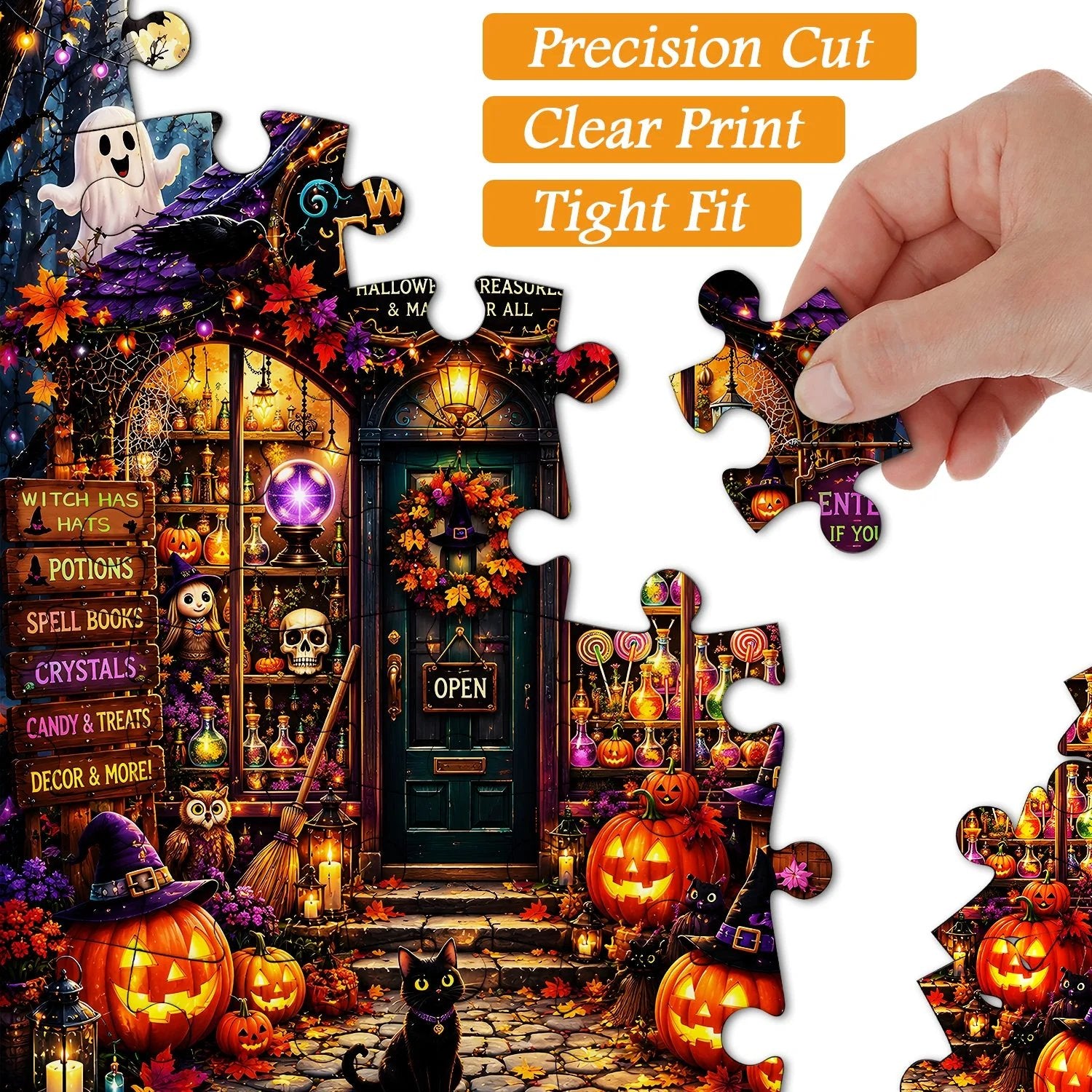 🔥49% Off Last Day - 👻The Witch’s Emporium Jigsaw Puzzle 1000 Pieces