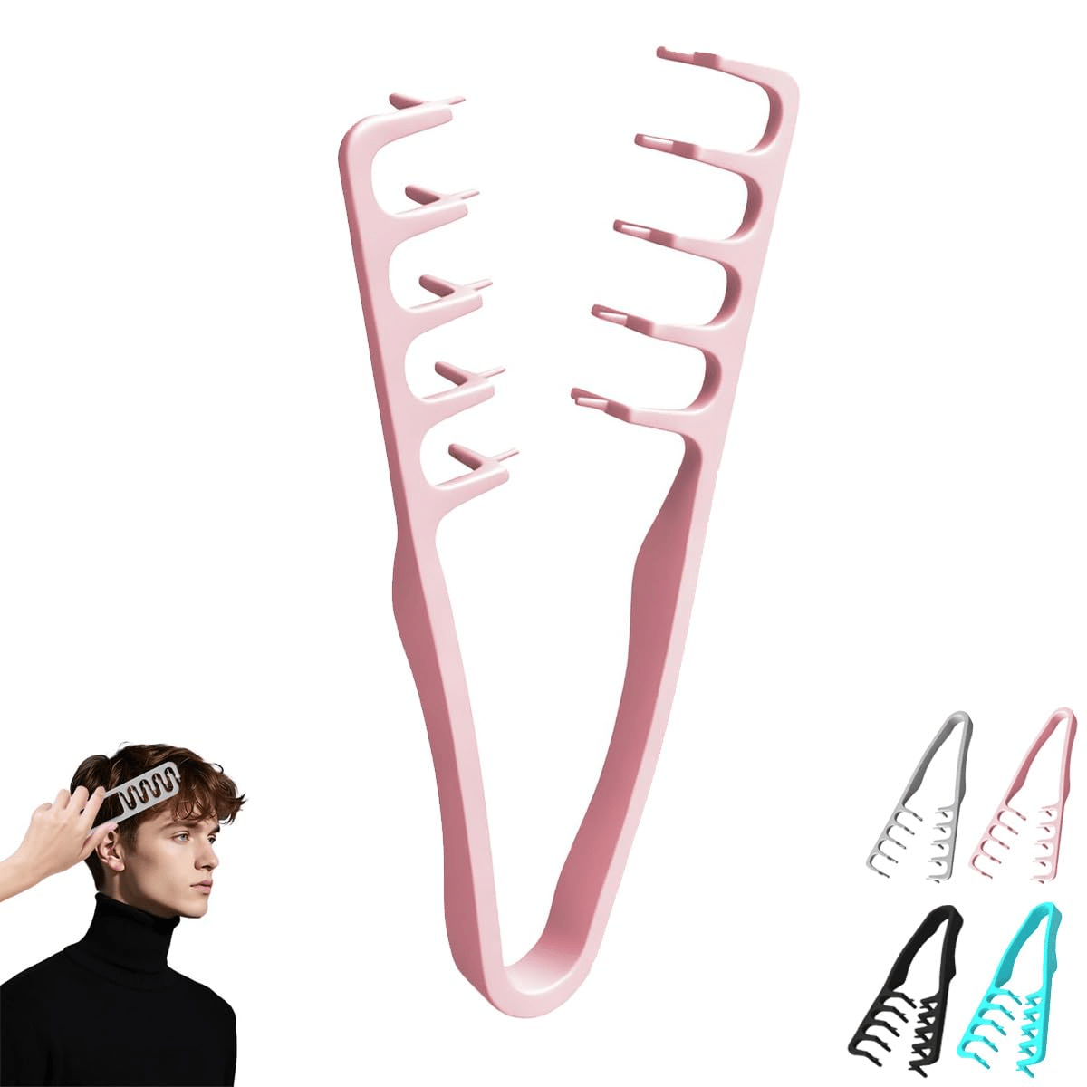 💇2026 Upgrade Volumizing Comb, Wide-Tooth Styling for Men & Women