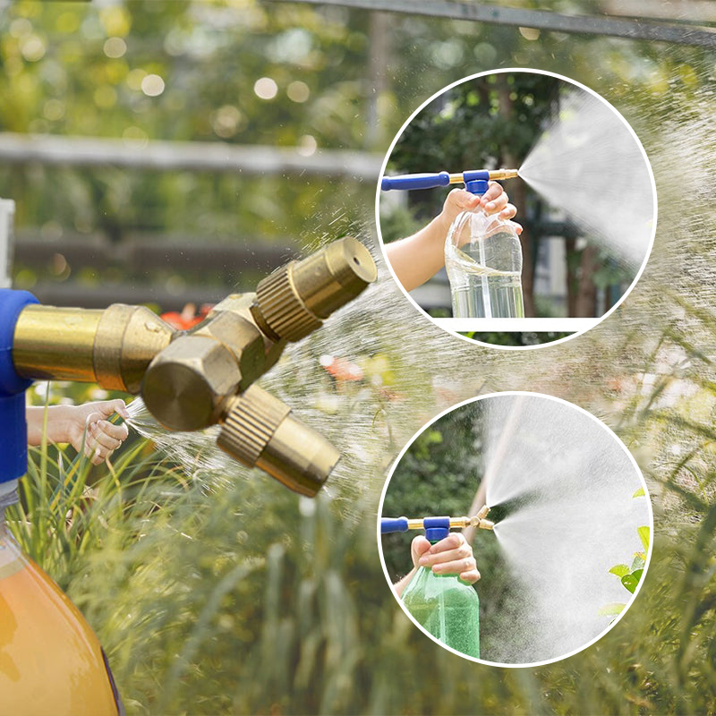 Dual Nozzle Bottle Sprayer — Turn Any Bottle Into a Powerful Sprayer in Seconds