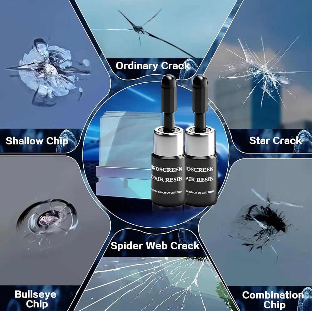 Nano Glass Crack Repair Liquid Quick Windshield Repair for Chips and Cracks