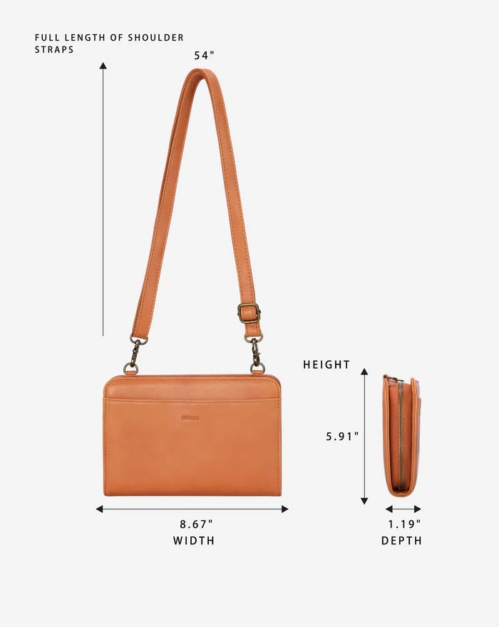🔥LAST DAY 49% OFF - Bali Leather Crossbody Wallet /Handbag Purse