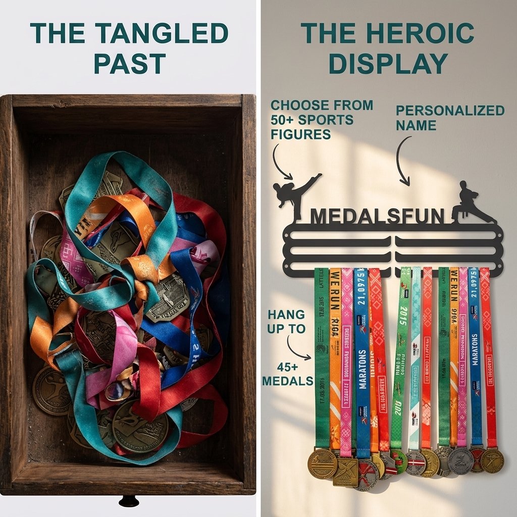 Personalized Sports Medal Hanger